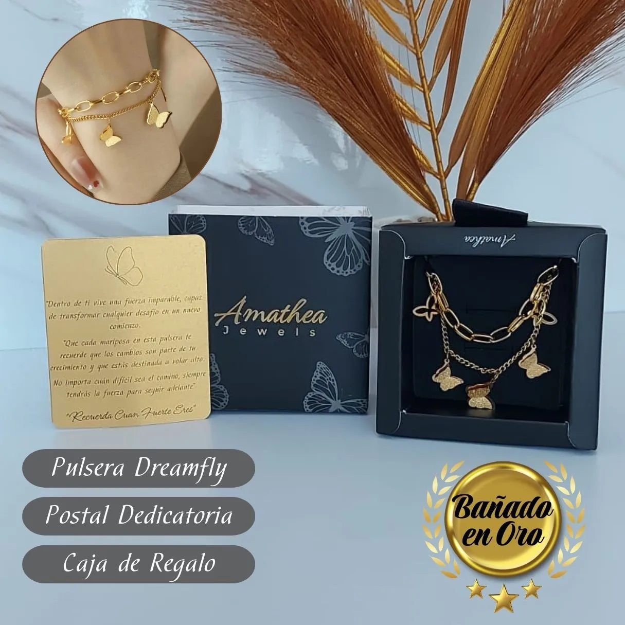 🔥Ultimas🔥 Pulsera Dreamfly - Te Amo y Admiro Mamá