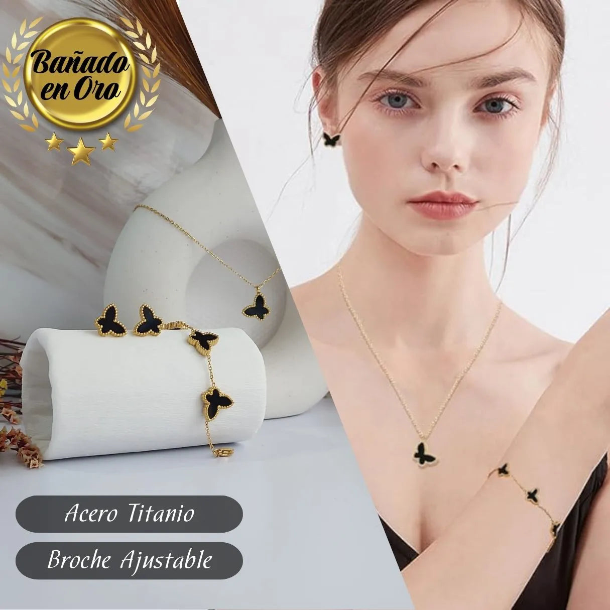 🔥NUEVO🔥 Set Renacer - (Collar + Pulsera + Topos) 🦋
