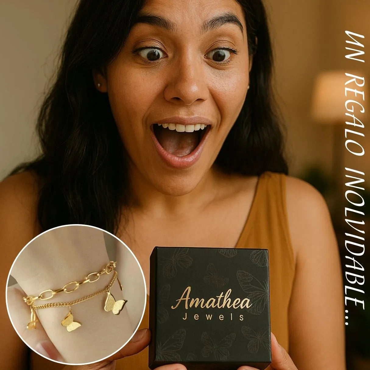 🔥Ultimas🔥 Pulsera Dreamfly - Bañado en Oro 18K
