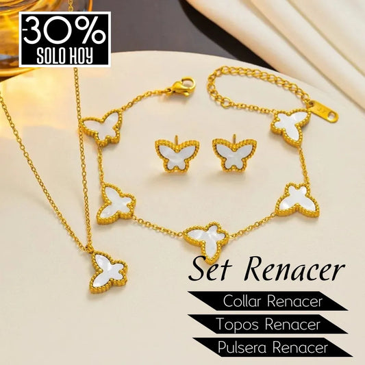 🔥NUEVO🔥 Set Renacer - (Collar + Pulsera + Topos) 🦋